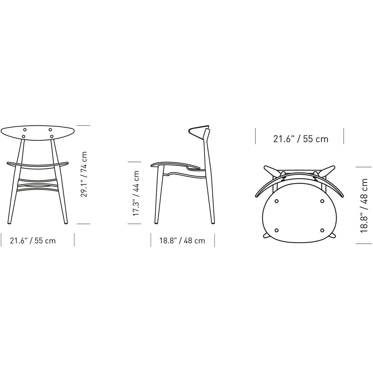 Silla CH33T - Carl Hansen