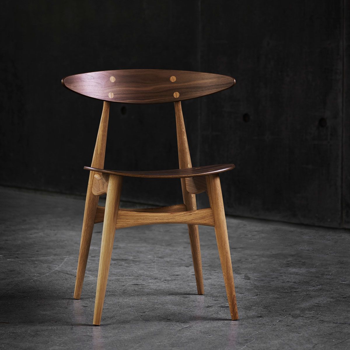 Silla CH33T roble/nogal - Carl Hansen