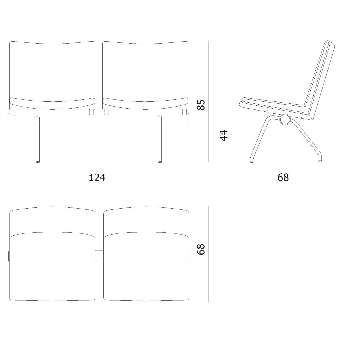Sofá CH402 - Carl Hansen Sofá CH402 - Carl Hansen