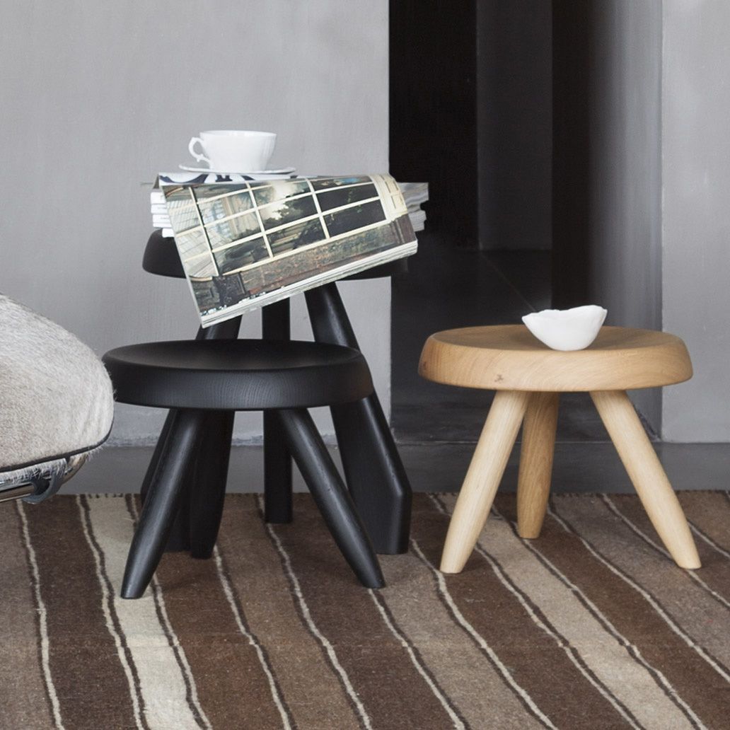 Taburete Berger - Cassina Taburete 524 Berger Roble negro - Cassina