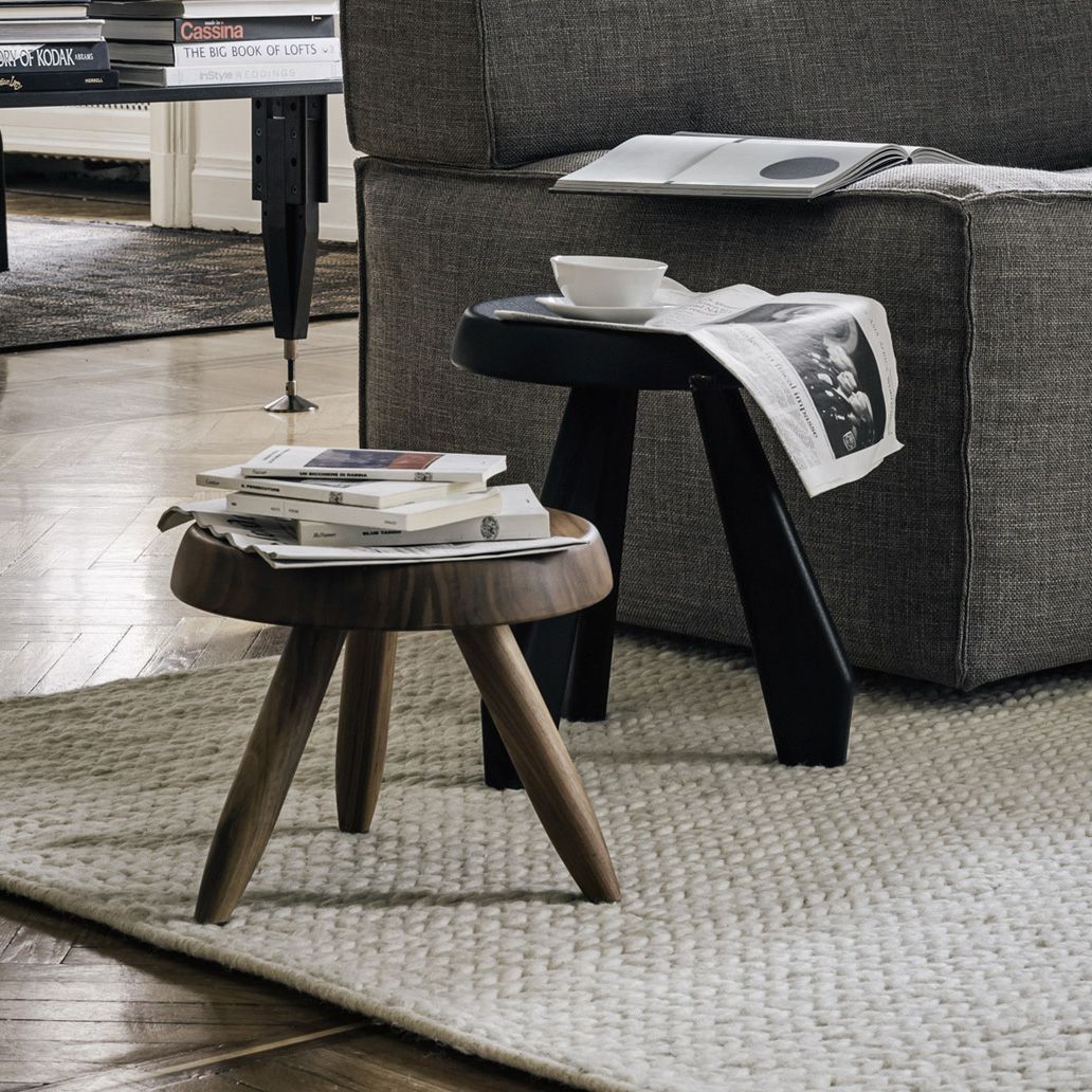 Taburete Berger - Cassina Taburete Berger 524 Nogal - Cassina