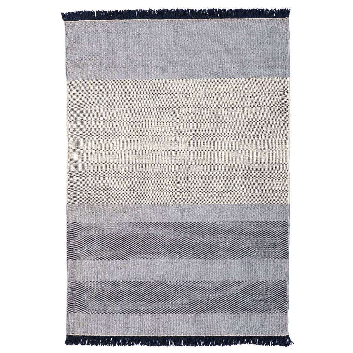 Alfombra Tres Stripes Azul - Nanimarquina Alfombra Tres Stripes Azul - Nanimarquina