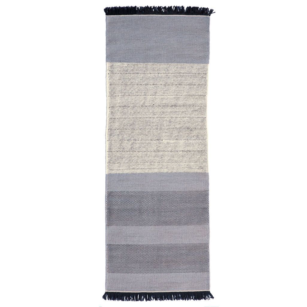Alfombra Tres Stripes Azul 80 - Nanimarquina Alfombra Tres Stripes Azul 80 - Nanimarquina