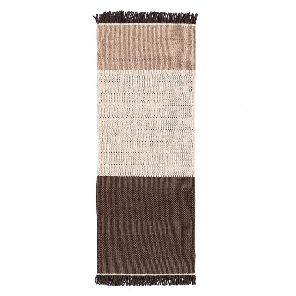 Alfombra Tres Stripes Chocolate 80 - Nanimarquina Alfombra Tres Stripes Chocolate 80 - Nanimarquina