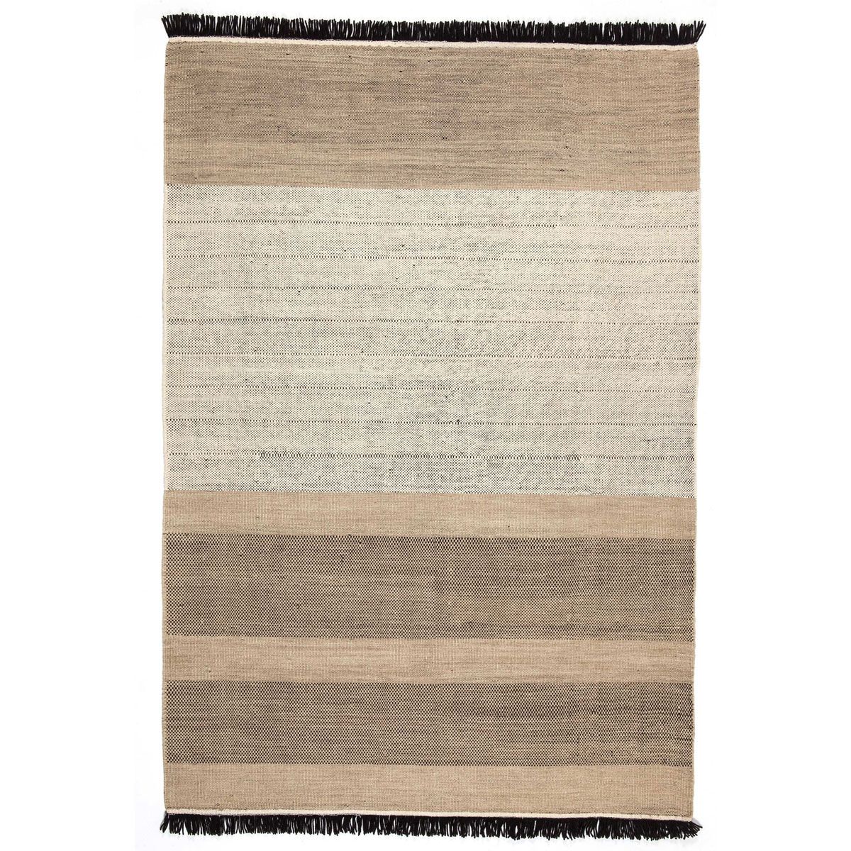 Alfombra Tres Stripes Negro - Nanimarquina Alfombra Tres Stripes - Nanimarquina