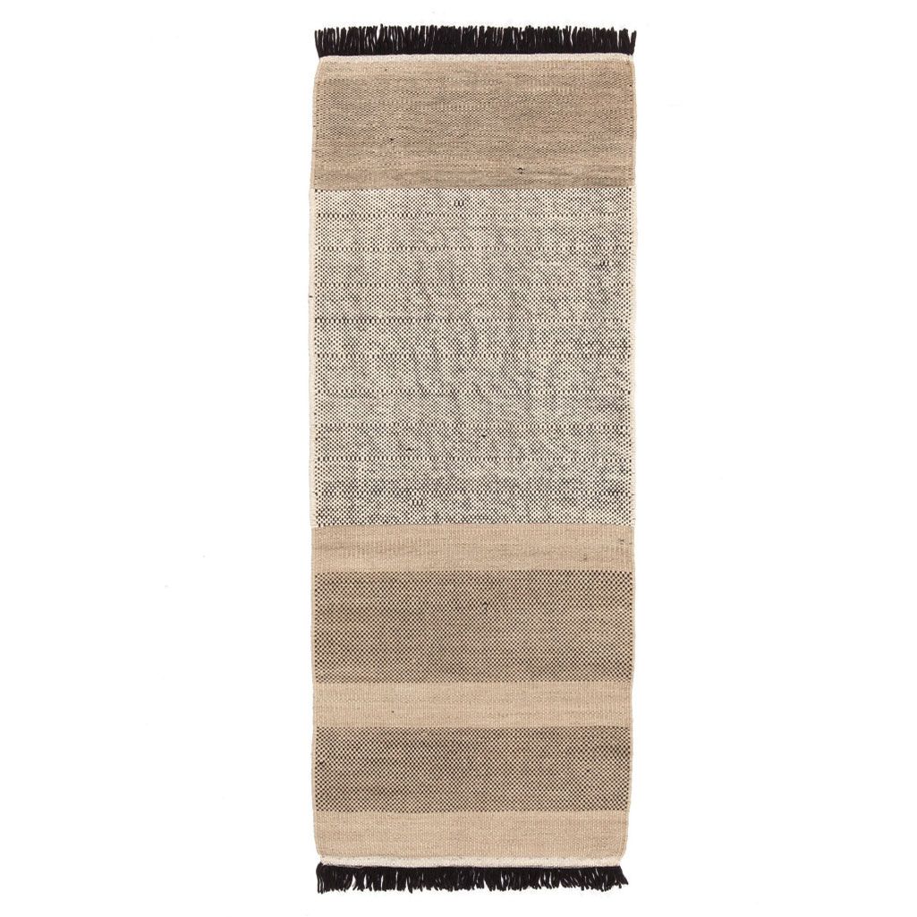 Alfombra Tres Stripes Negro 80 - Nanimarquina Alfombra Tres Stripes Negro 80 - Nanimarquina