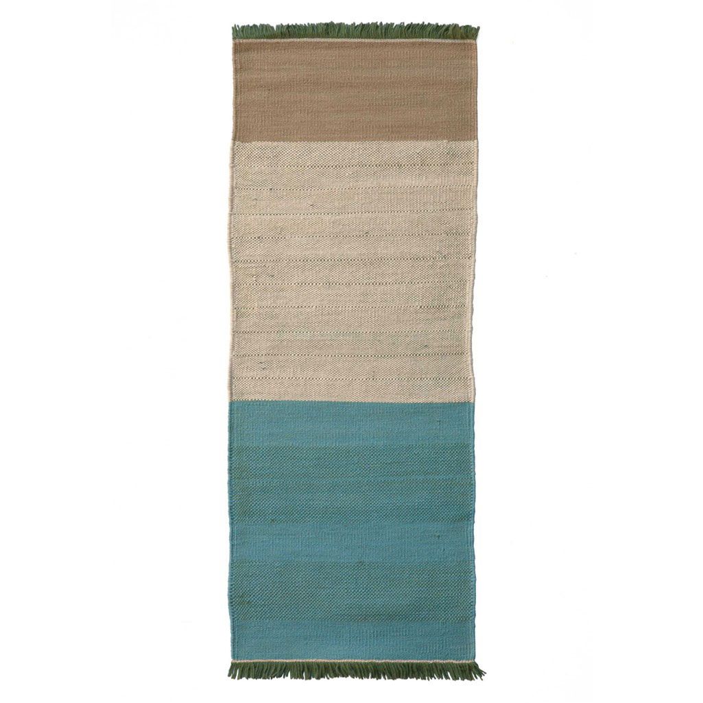 Alfombra Tres Stripes Verde 80 - Nanimarquina Alfombra Tres Stripes Verde 80 - Nanimarquina