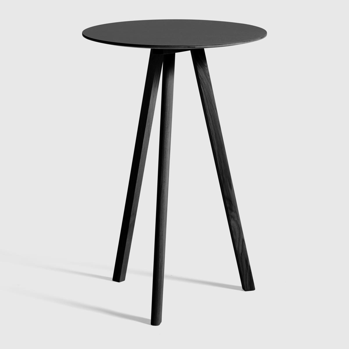 Mesa Auxiliar CPH20 70 Roble teñido negro - HAY Mesa auxiliar Copenhague CPH 20 - HAY