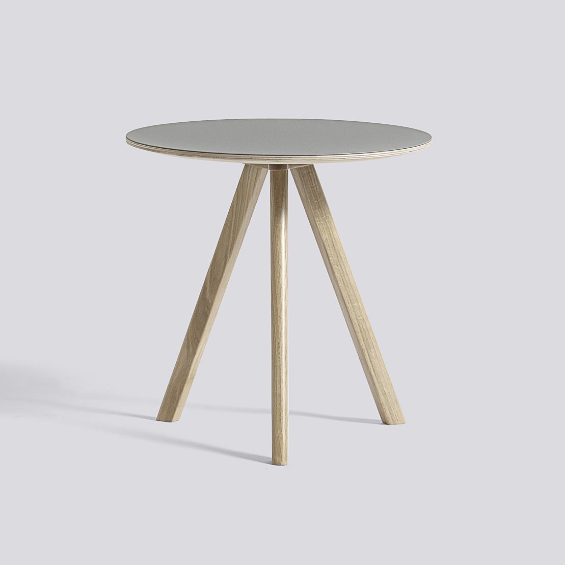 Mesa Auxiliar CPH20 50 Roble jabón Gris - HAY Mesa Auxiliar CPH20 50 Roble jabón Gris - HAY