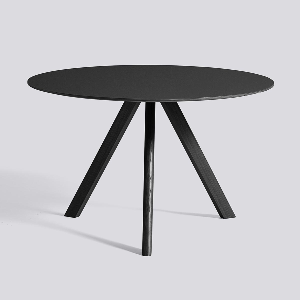 Mesa CPH 20 120 Roble teñido negro Negro linóleo - HAY Mesa CPH 20 120 Roble teñido negro Negro linóleo - HAY