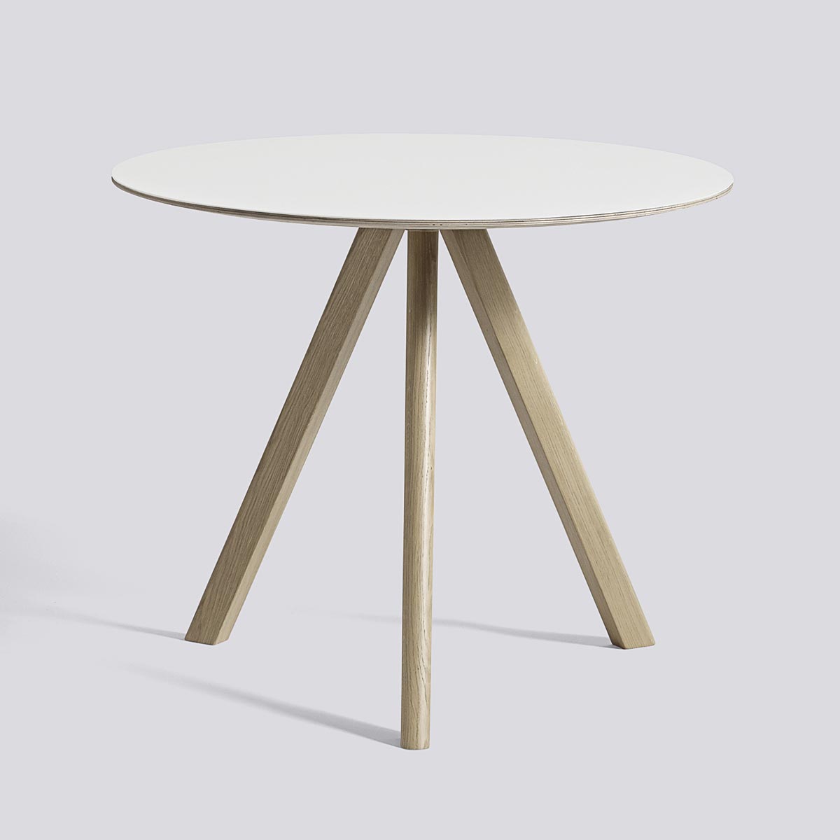 Mesa CPH 20 90 Roble jabón Blanco laminado - HAY Mesa CPH 20 90 Roble jabón Blanco laminado - HAY