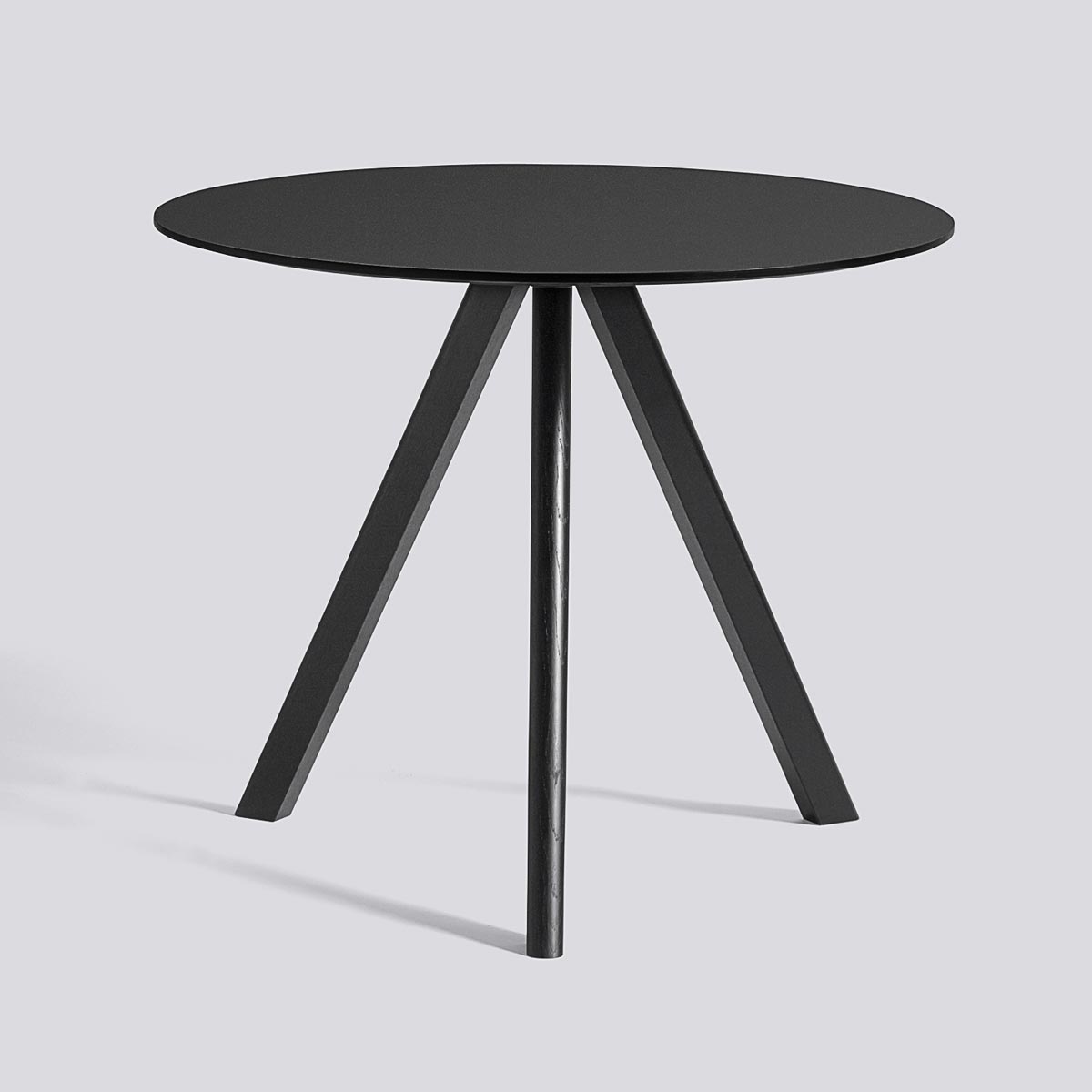 Mesa CPH 20 90 Roble teñido negro Negro linóleo - HAY Mesa CPH 20 90 Roble teñido negro Negro linóleo - HAY