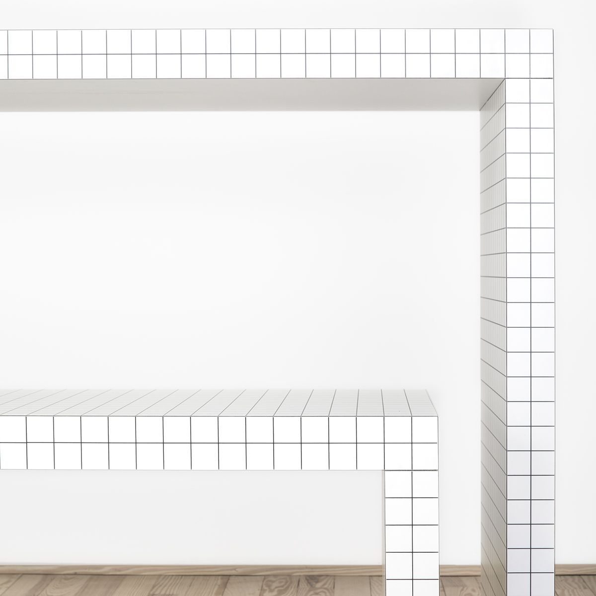 Consola Quaderna diseñada por Superstudio - Zanotta