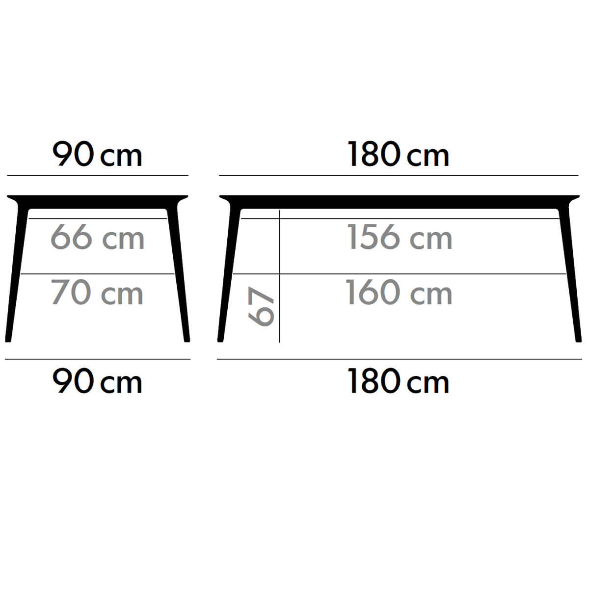 Mesa Lau rectangular - Stua Mesa Lau rectangular - Stua
