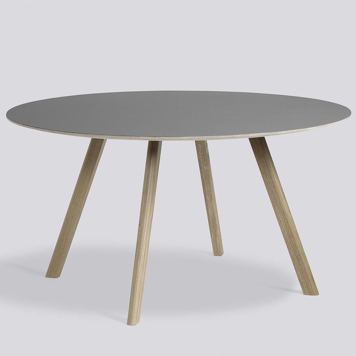 Mesa CPH 25 Round Roble jabón Gris - HAY