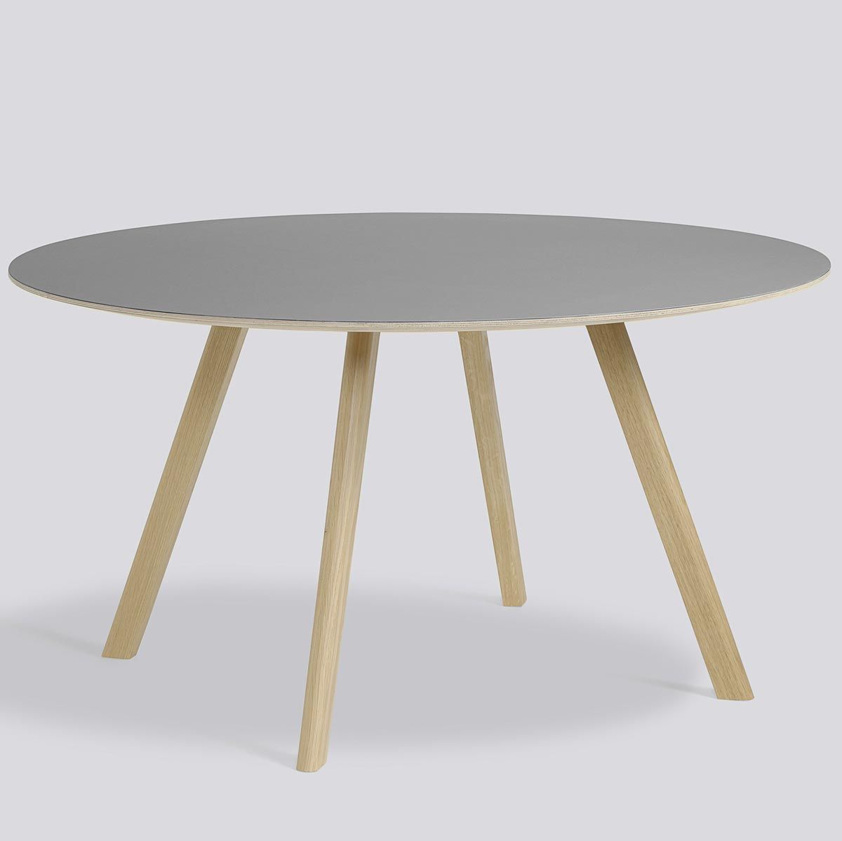 Mesa CPH 25 Round Roble lacado Gris - HAY