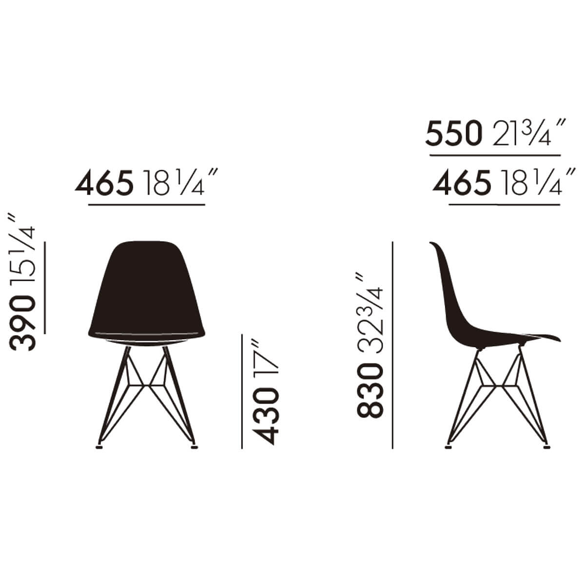 Silla Eames Fiberglass DSR - Vitra Silla Eames Fiberglass DSR - Vitra
