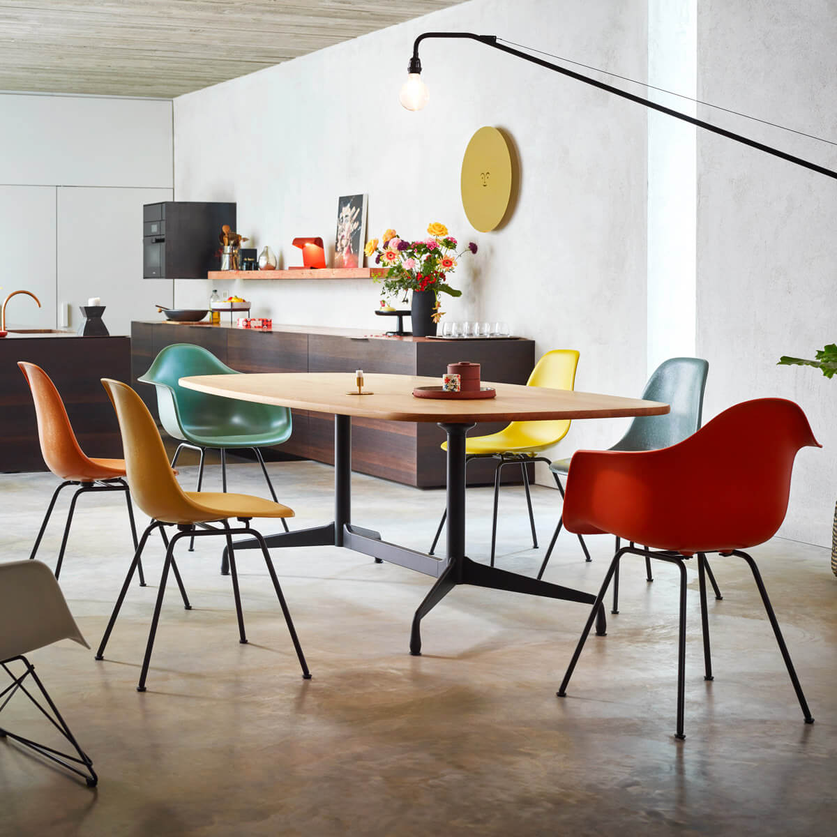 Silla Eames Fiberglass DSX - Vitra Silla Eames Fiberglass DSX - Vitra