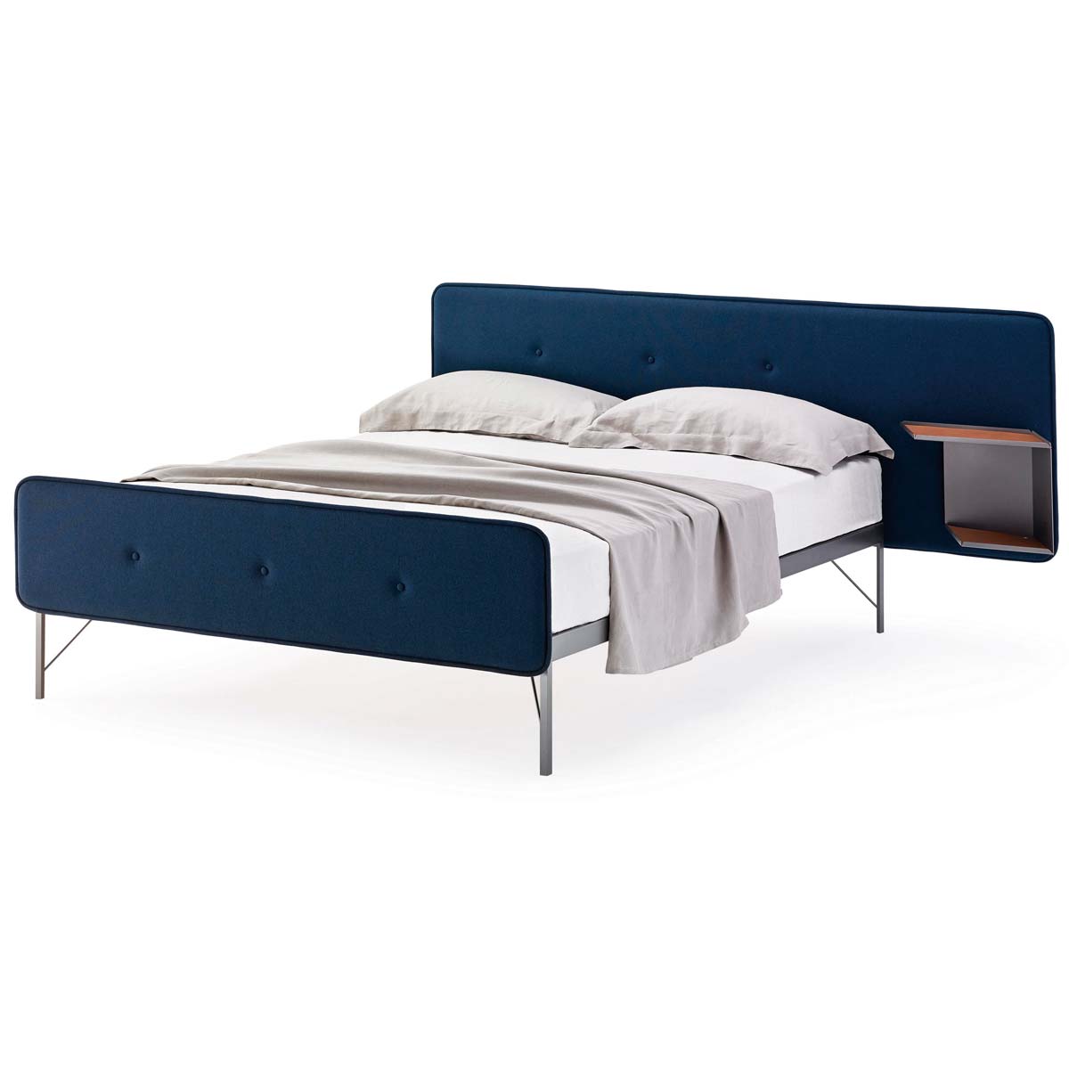Cama Hotelroyal con mesita - Zanotta Cama Hotelroyal 1716 - Zanotta