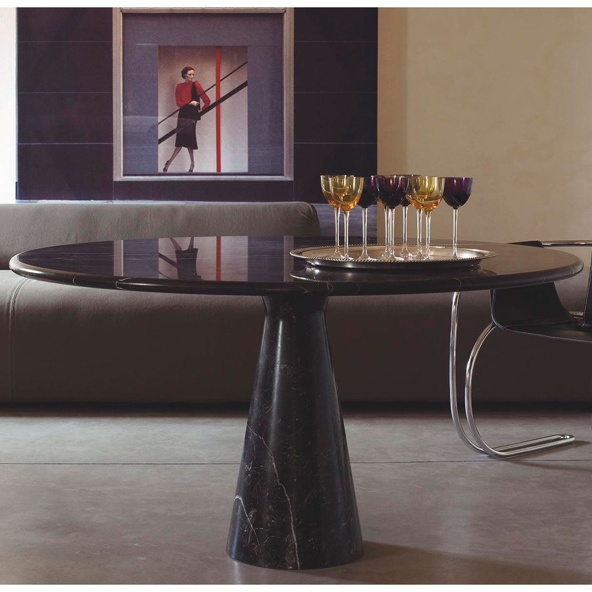 Mesa M Negro Marquina - Agapecasa Mesa M Negro Marquina - Agapecasa