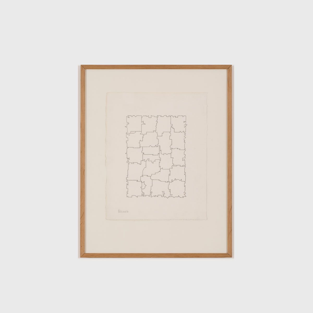 Dibujo a lápiz de Pablo Palazuelo