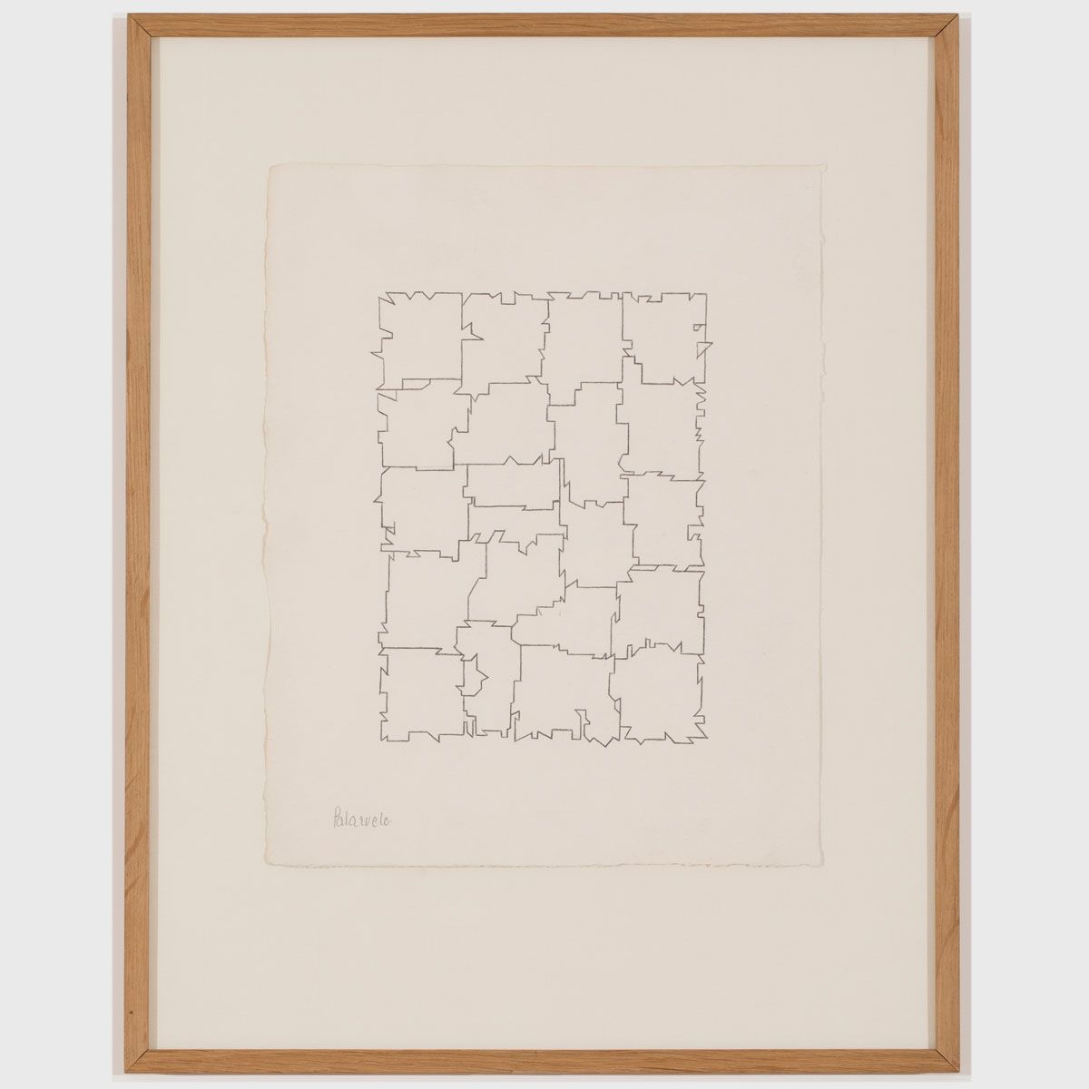Dibujo a lápiz de Pablo Palazuelo