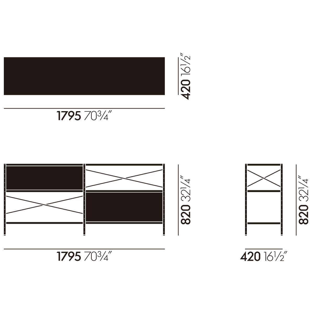 Estantería Eames 2 AA- Vitra
