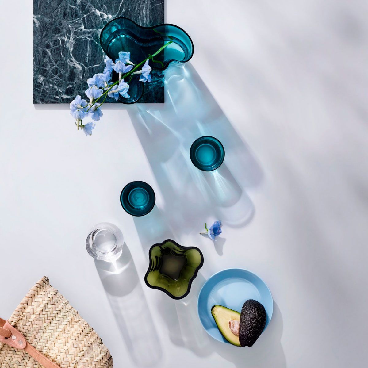 Jarrón Alvar Aalto 160 sea blue - iitala Jarrón Alvar Aalto 160 sea blue - iitala