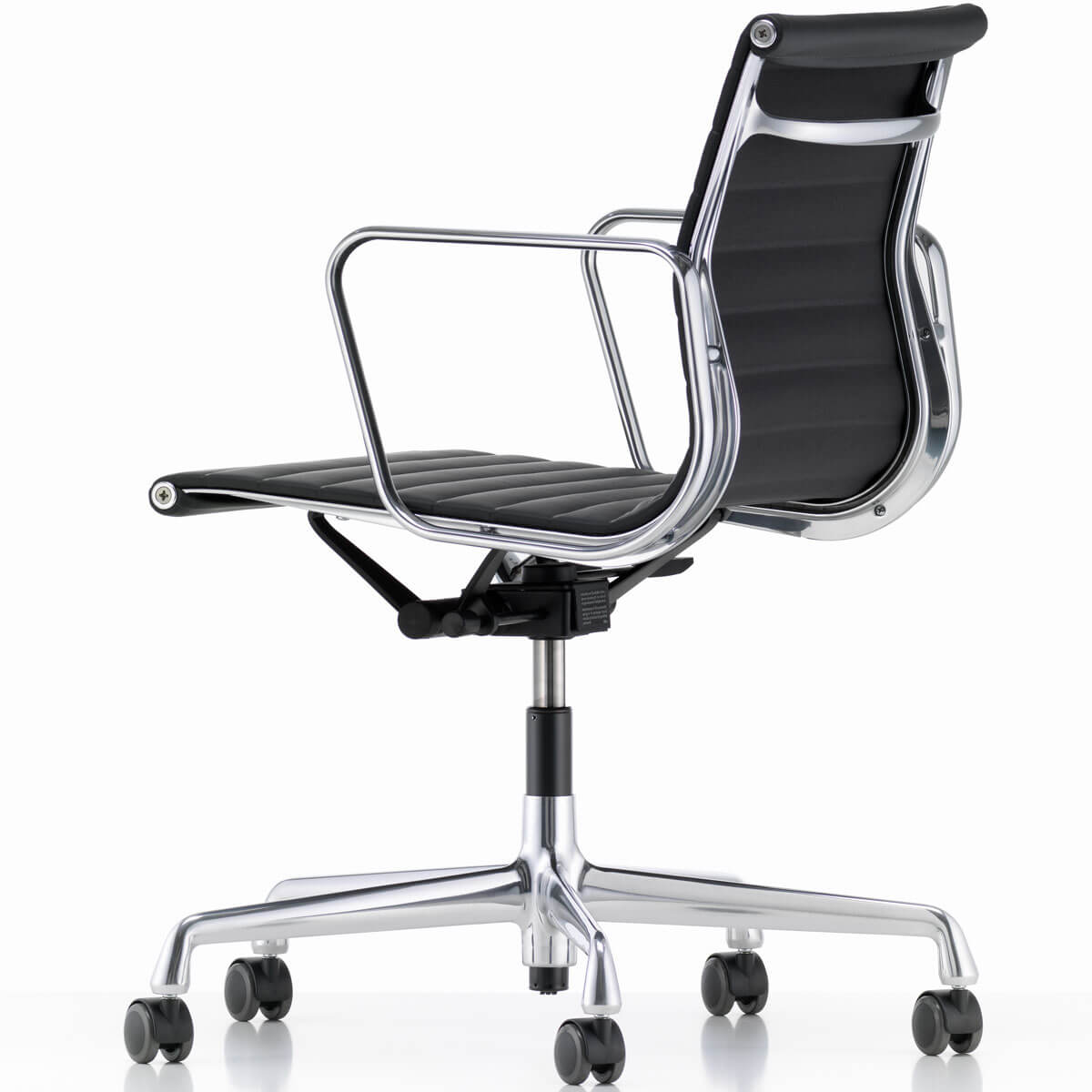 Silla Aluminium Group EA 117 Piel - Vitra Silla Aluminium Group EA 117 Piel - Vitra