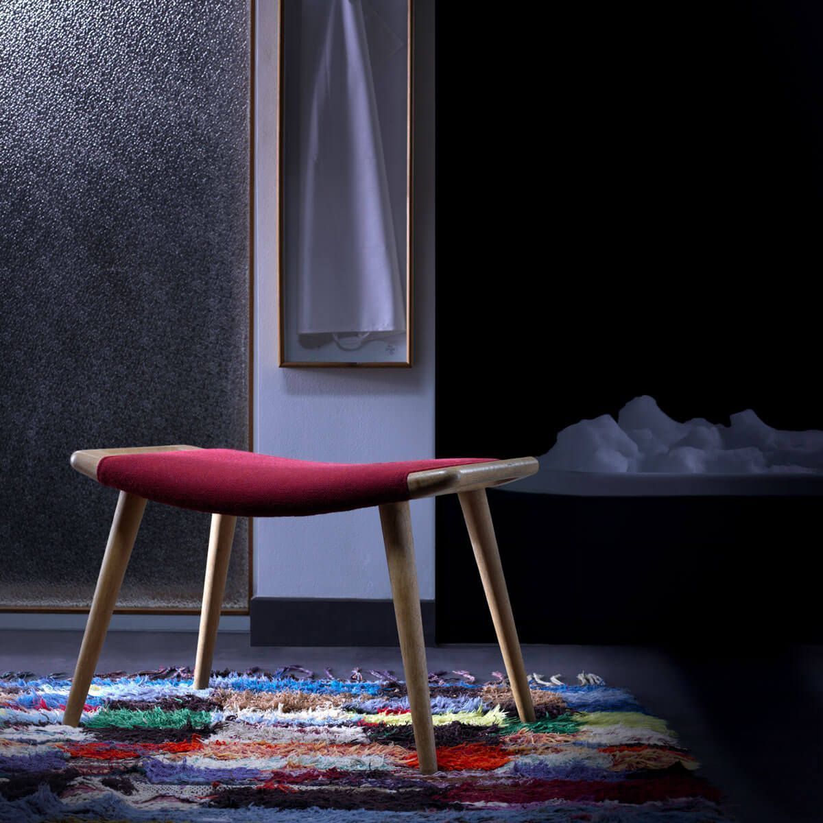 Taburete pp120 roble aceite - PP Møbler