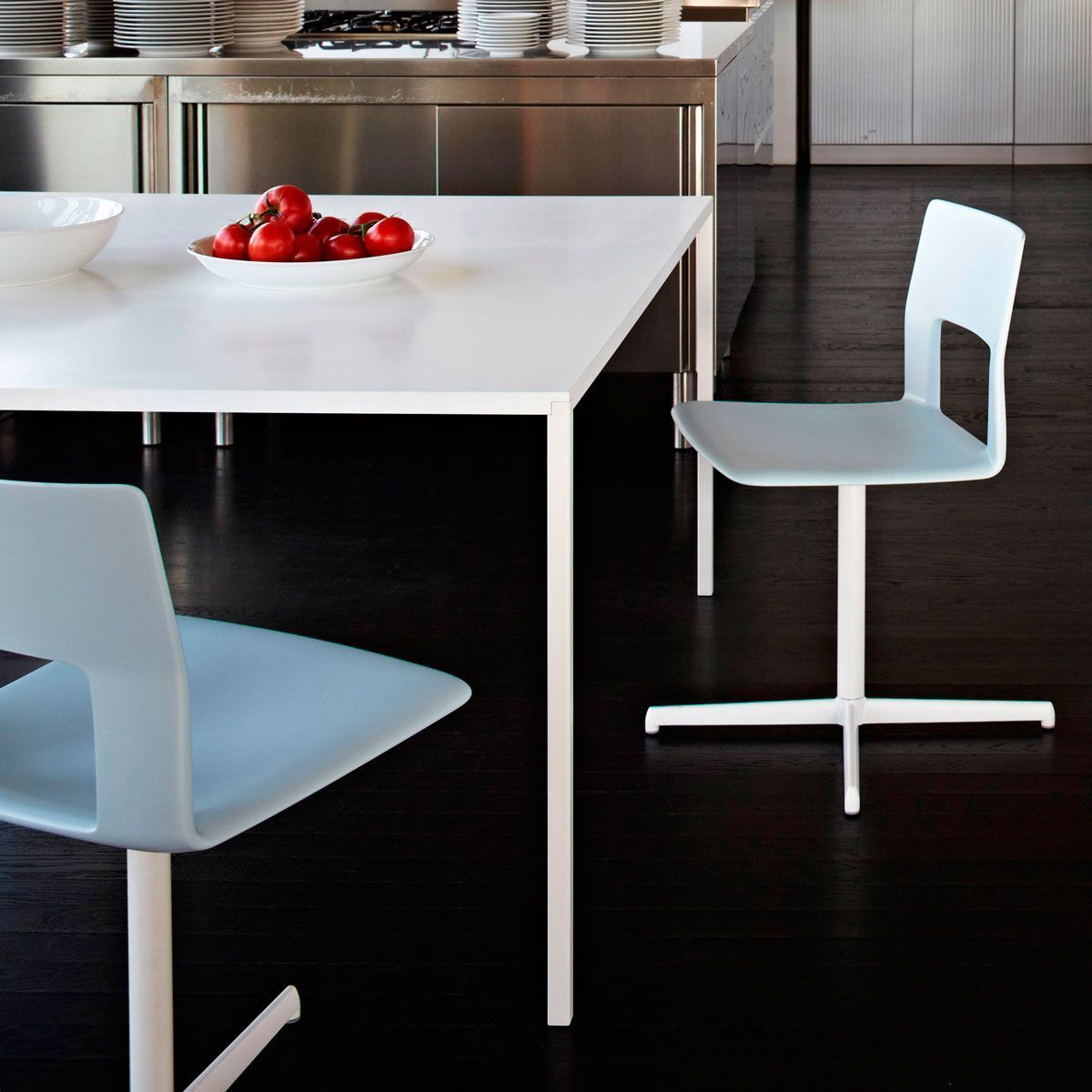 Mesa 25 240 cm Resina blanca - Desalto
