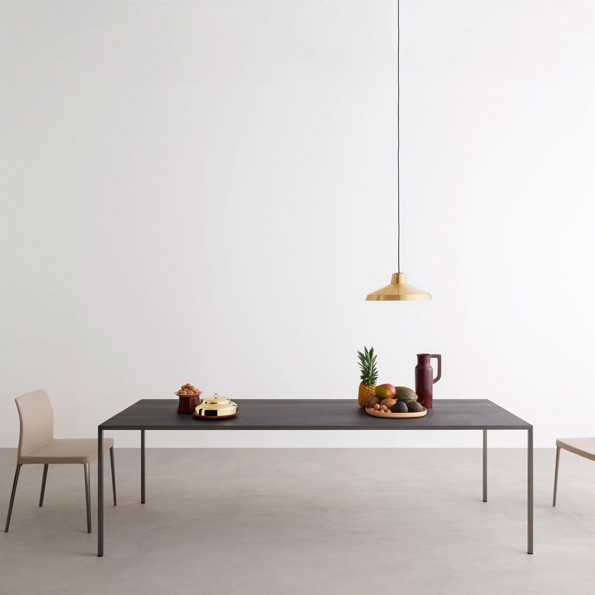 Mesa 25 240 cm Roble oscuro - Desalto
