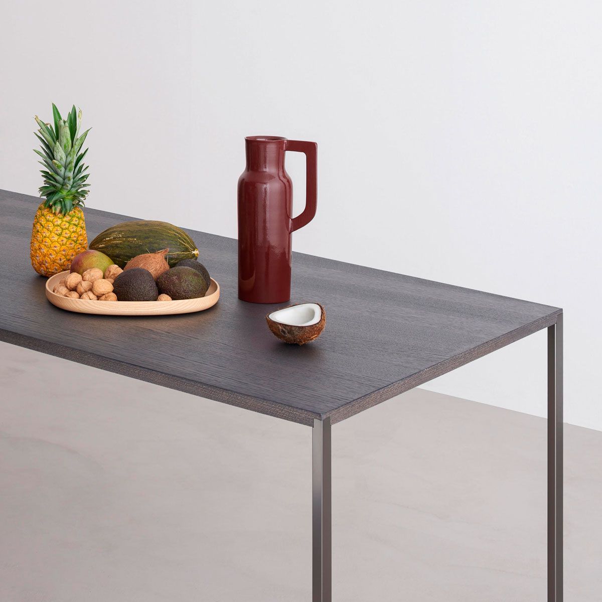 Mesa 25 240cm Roble oscuro - Desalto