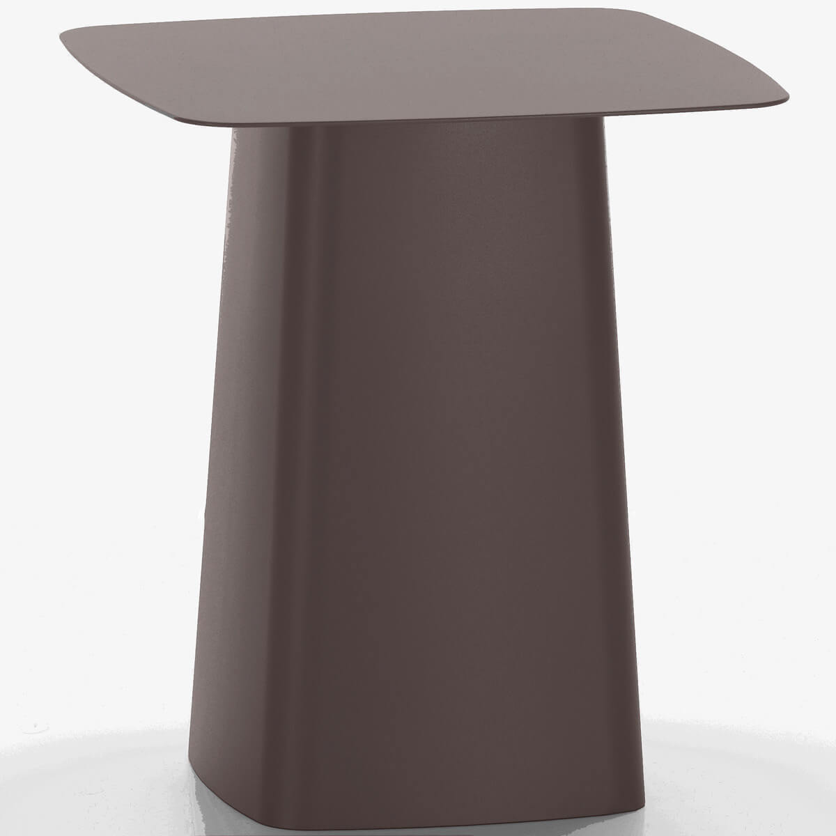 Mesa auxiliar Metal Side mediana Chocolate - Vitra Mesa auxiliar Metal Side mediana Blanco - Vitra (copia)