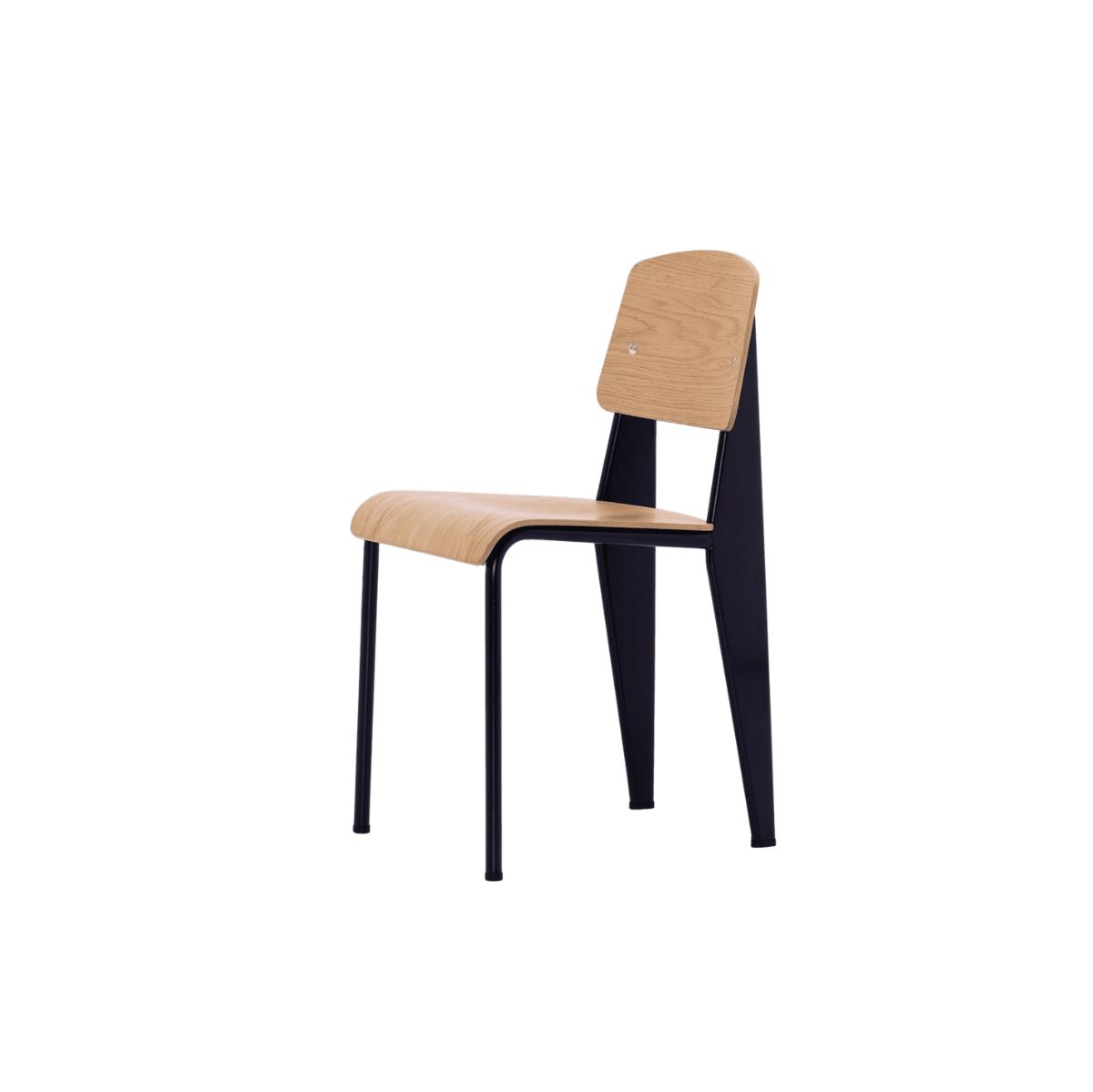 Silla Standard Roble/Negro - Vitra
