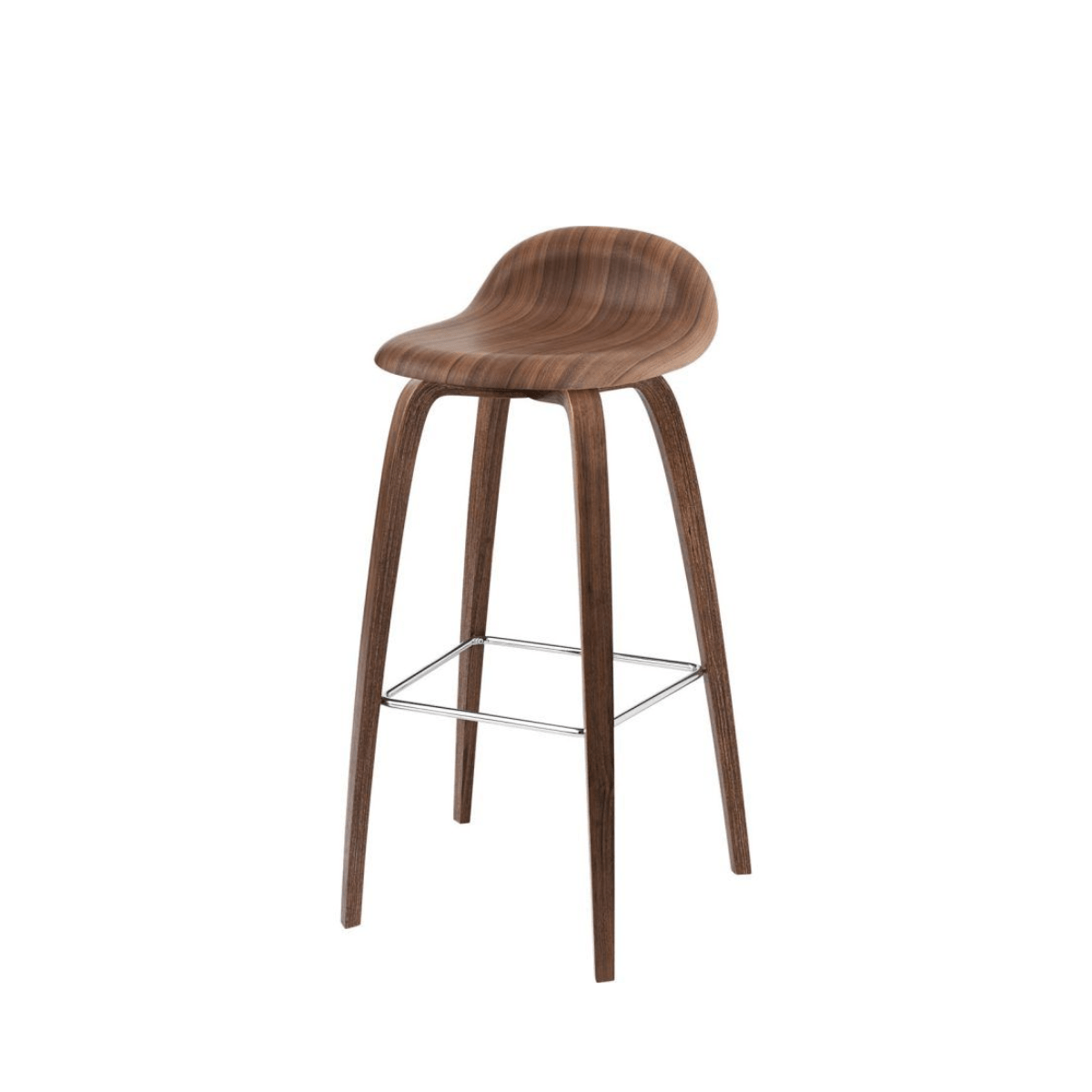 3D-taburete-nogal-gubi-red Taburete 3D 75 cm Nogal - Gubi
