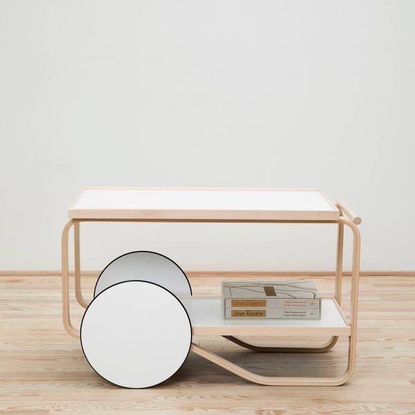 Carro Tea Trolley 901 Blanco - Artek