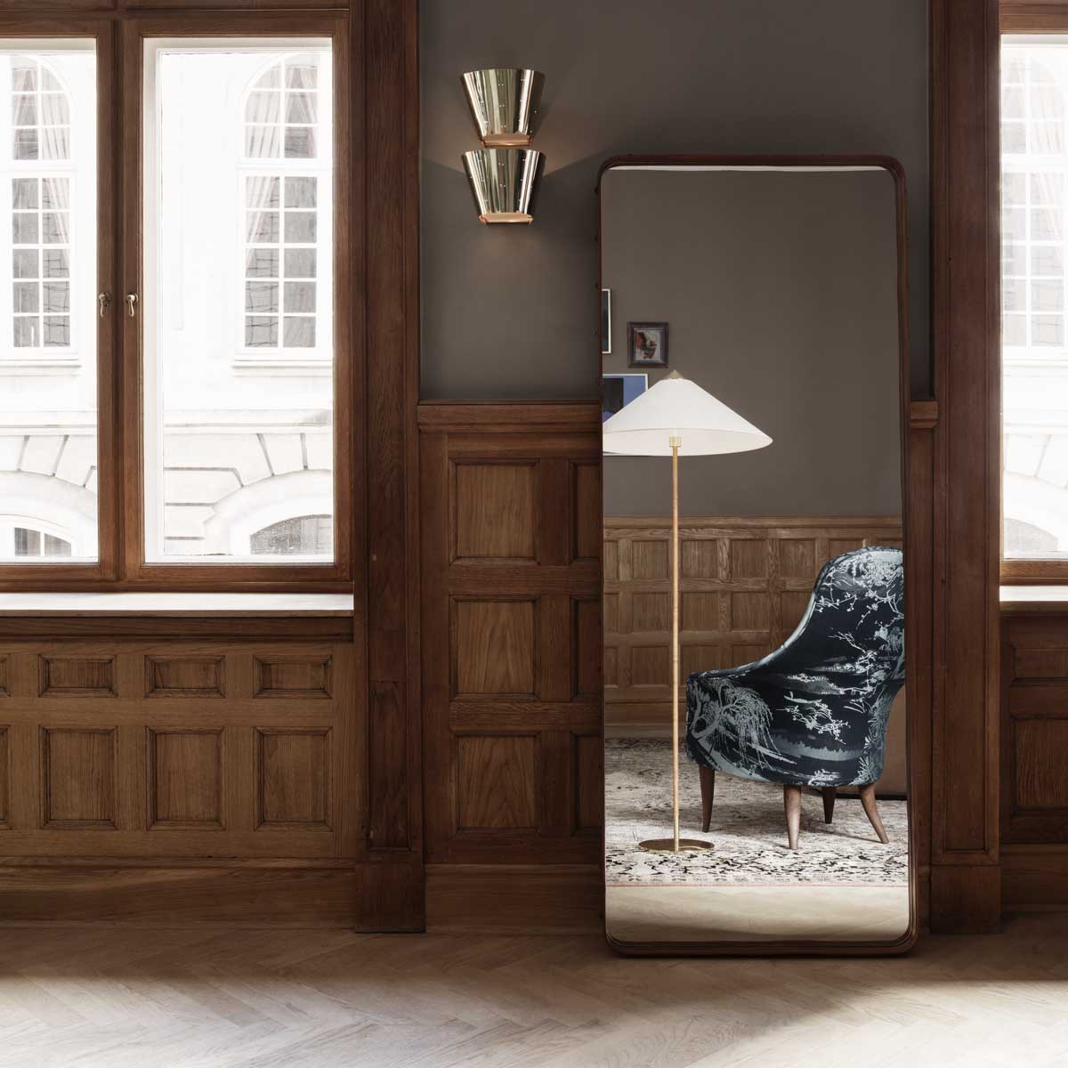 Espejo rectangular Adent 70x180 - Gubi