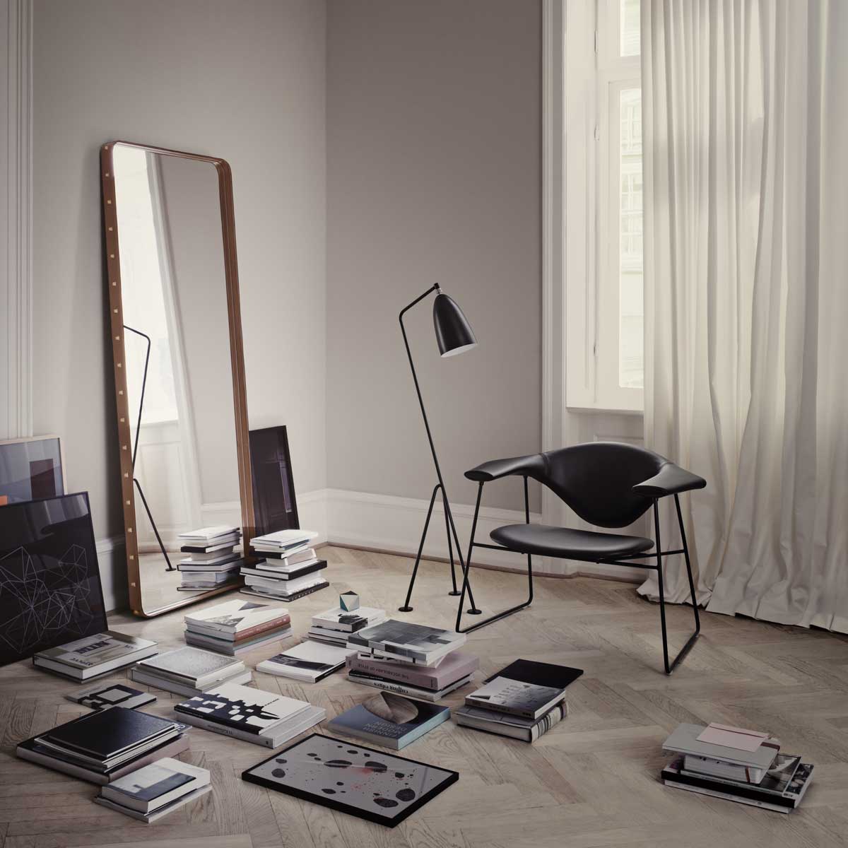 Espejo rectangular Adent 70x180 - Gubi
