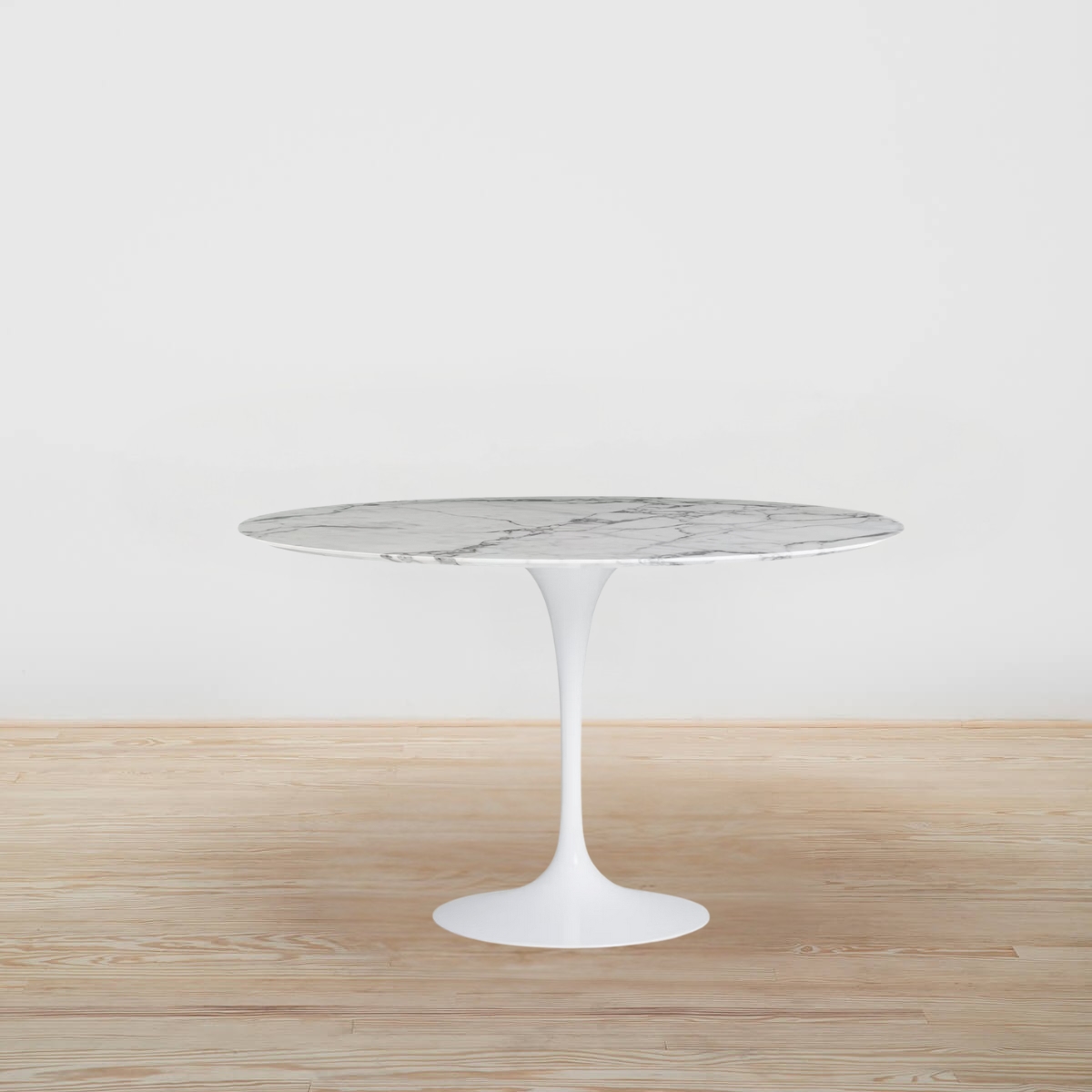 Mesa Tulip Saarinen Round 120 Arabescato - Knoll