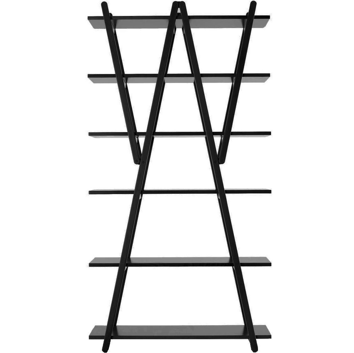 Estantería Nuvola Rossa Haya lacada en negro - Cassina Estantería Nuvola Rossa Negro - Cassina