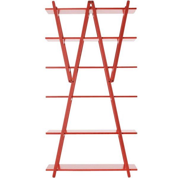 Estantería Nuvola Rossa Haya lacada en rojo - Cassina