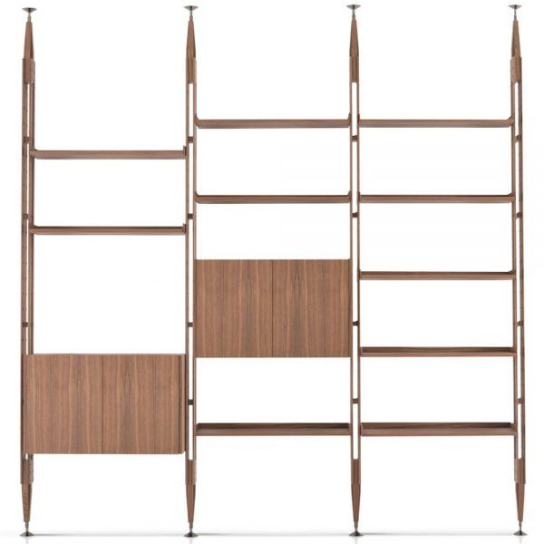 Libreria Infinito 260 cm Nogal - Cassina
