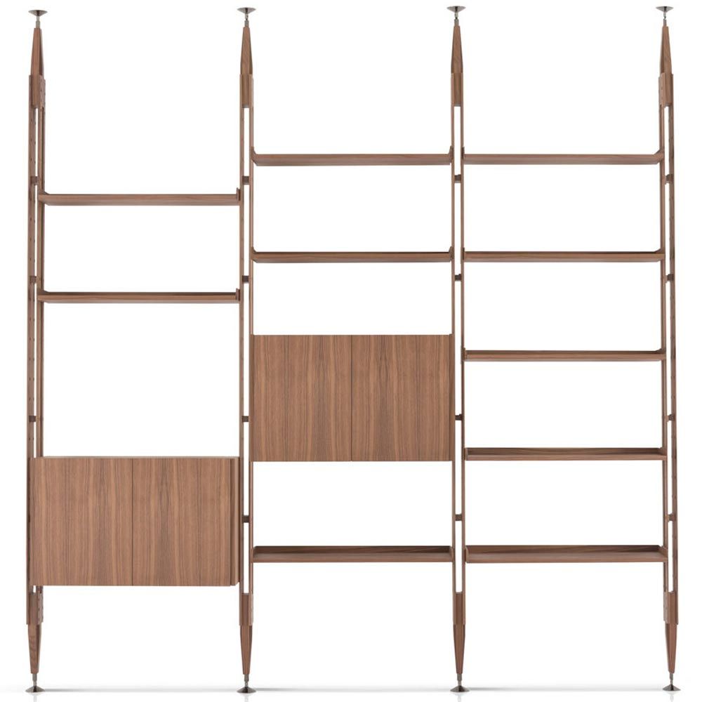 Libreria Infinito 260 cm Nogal - Cassina