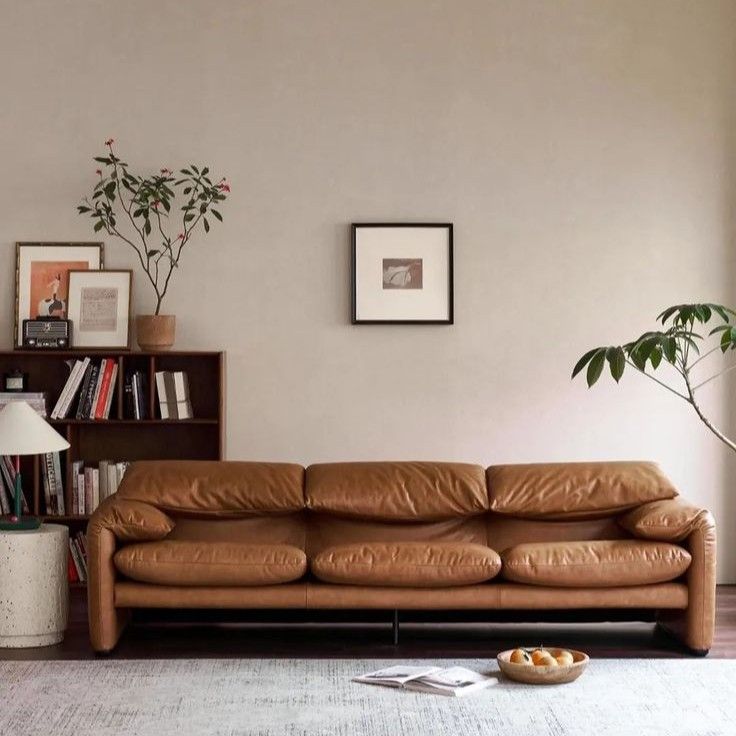 Sofá Maralunga Piel 3 plazas - Cassina