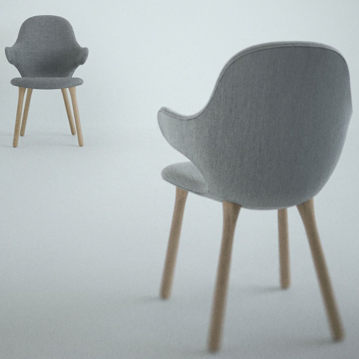 Sillón Catch Roble - &Tradition
