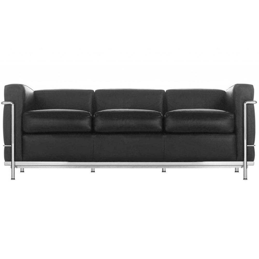 Sofá LC2 3 plazas - Cassina Sofá 3 Fauteuil Grand Confort, grand modèle 3 plazas - Cassina