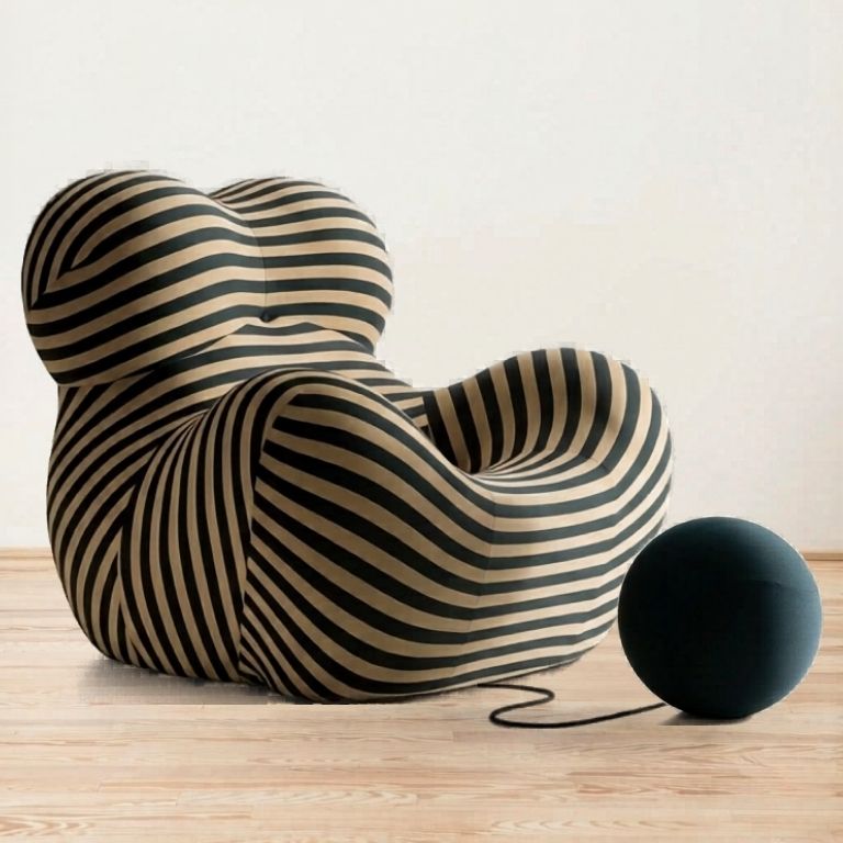 Butaca 2 Fauteuil Grand Confort, petit modèle Piel – Cassina Butaca Up 50 - B&B Italia