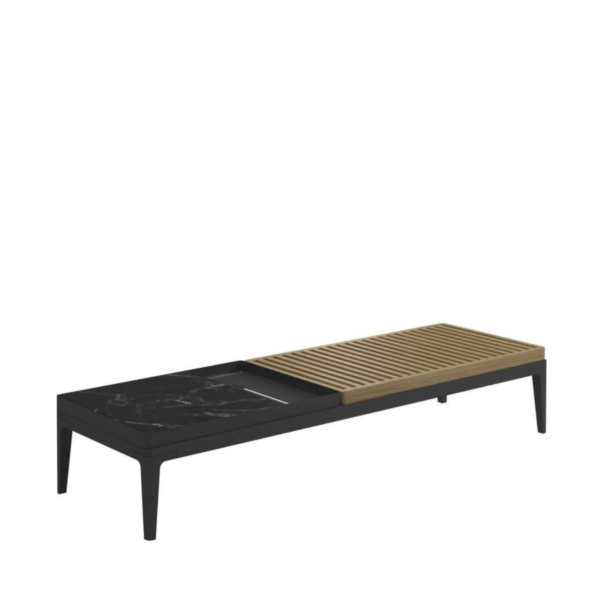 Mesa de café Grid rectangular - Gloster