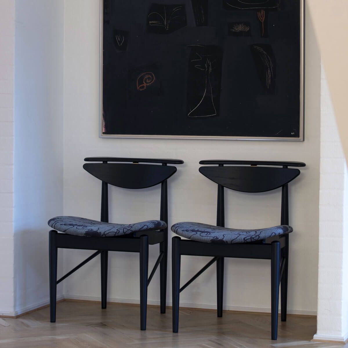 Silla Reading roble teñido negro - House of Finn Juhl
